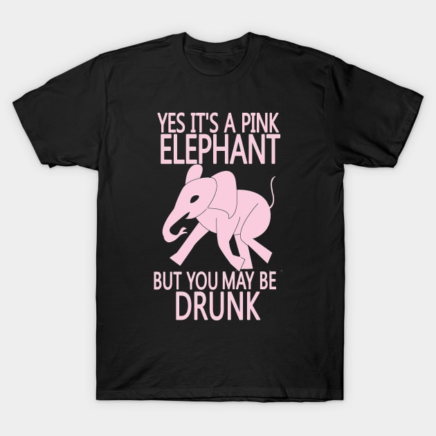 PINK ELEPHANT T-Shirt by droidmonkey